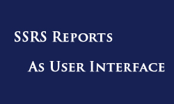 SSRS Reports As User Interface